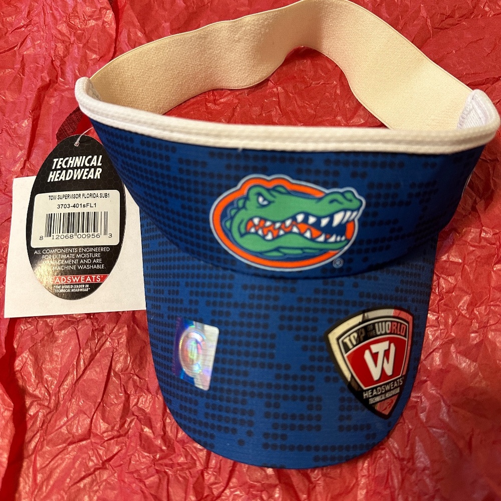 Headsweats visor, University of Florida Gators